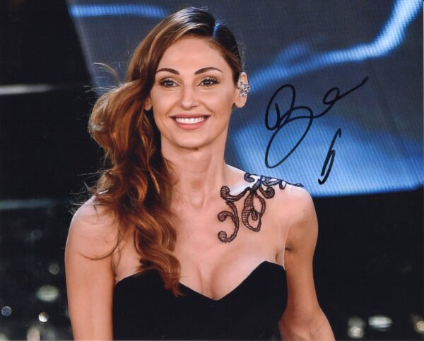 Anna Tatangelo - Signed Photo - Italian Singer