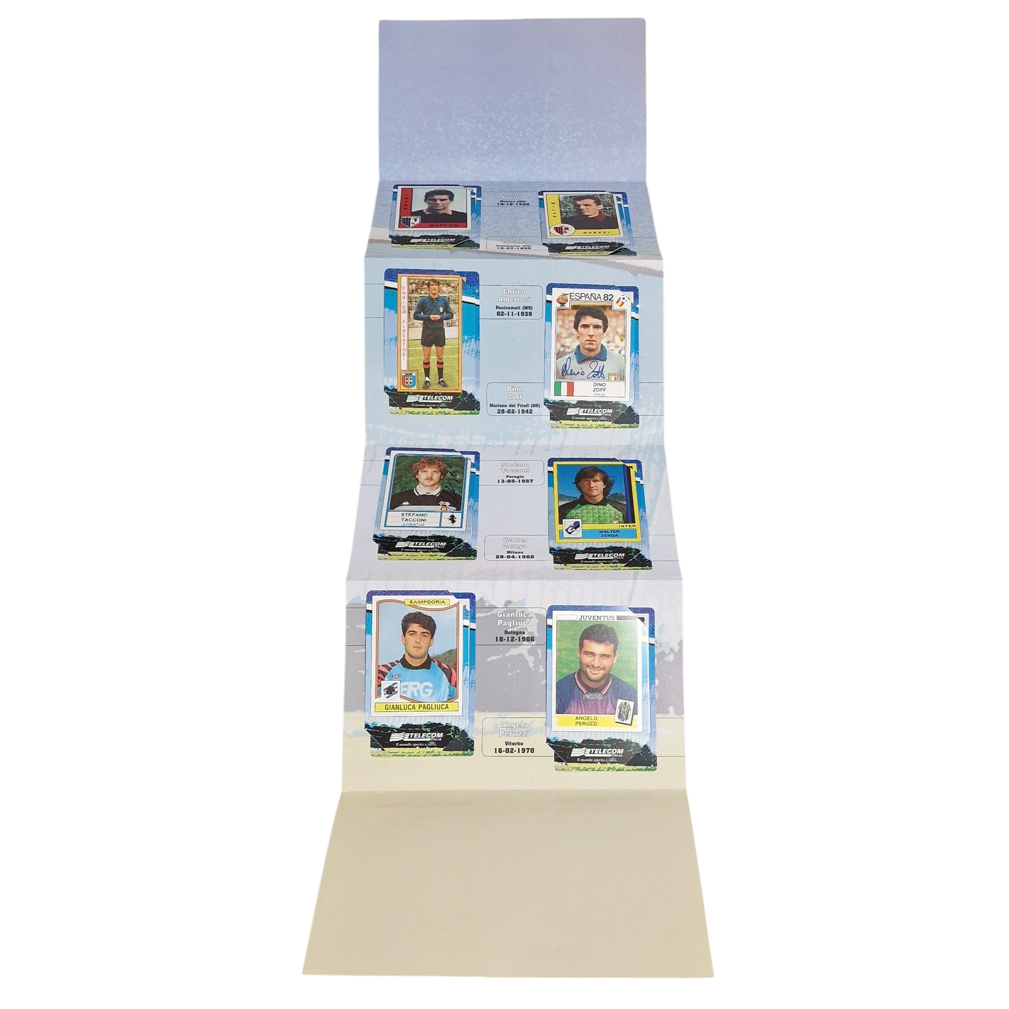 Dino Zoff & Stefano Tacconi Signed Serie A Goalkeepers Panini Folder โ With Proof Photos - Image 2