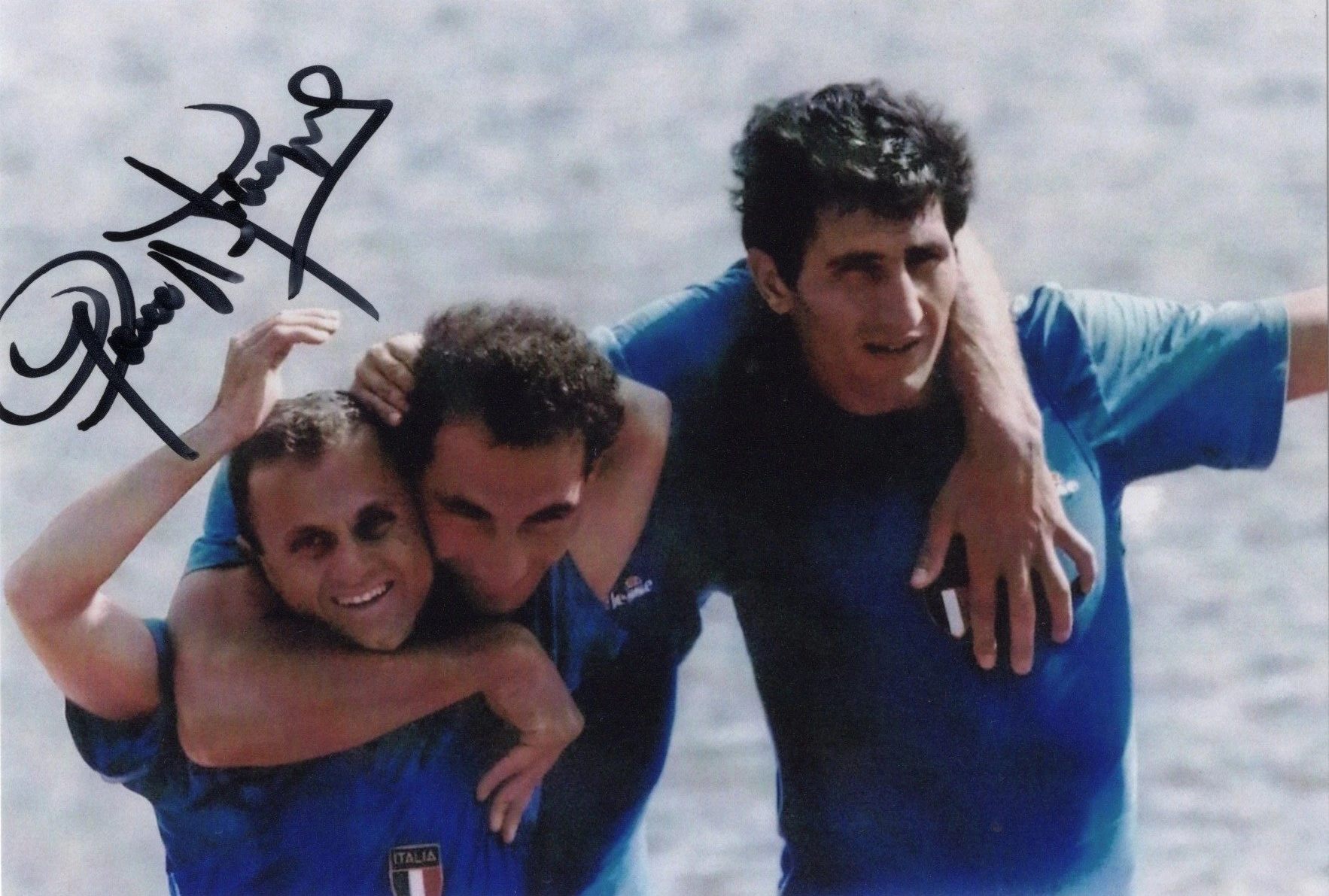 Giuseppe Abbagnale - Signed Photo - Italian Rowers