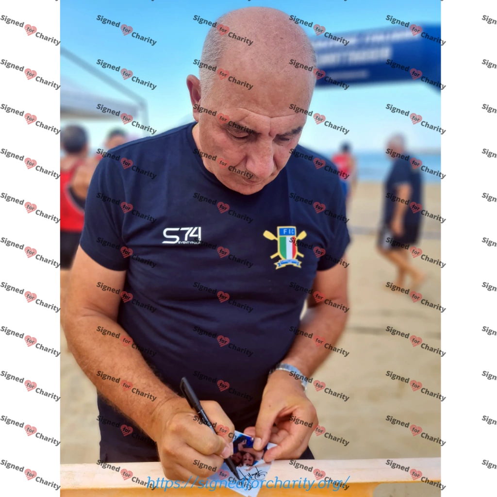 Giuseppe Abbagnale - Signed Photo - Italian Rowers - Image 2