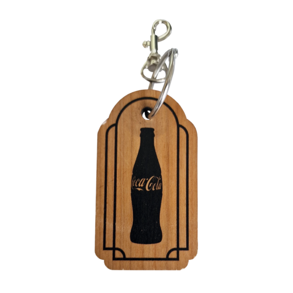 Olympic Games Paris 2024 Coca-Cola Olympic Village Service Keyring - Image 2