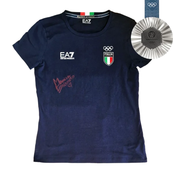 Manila Esposito - Signed Armani T-shirt - Paris Olympics 2024 (Italian National Team)