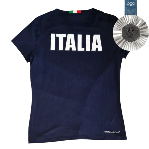 Manila Esposito - Signed Armani T-shirt - Paris Olympics 2024 (Italian National Team) - Image 3