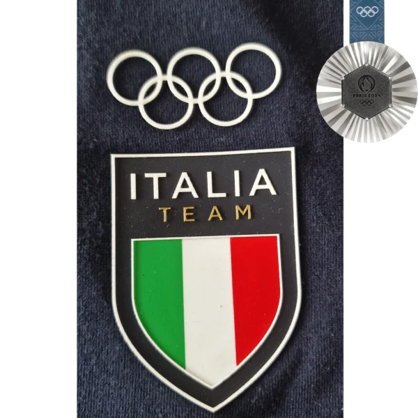 Manila Esposito - Signed Armani T-shirt - Paris Olympics 2024 (Italian National Team) - Image 4