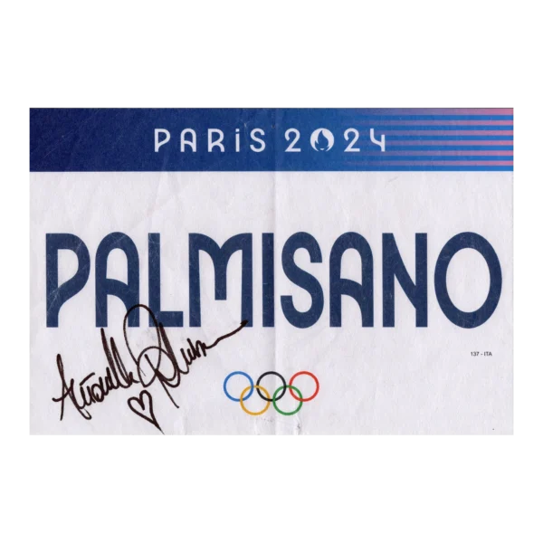 Antonella Palmisano - Signed Race Bib - Paris Olympics 2024 (Italian National Team)