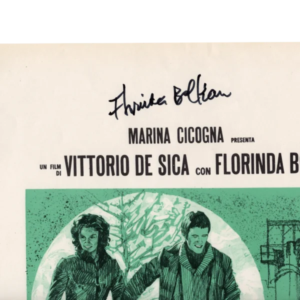 Florinda Bolkan - Signed Poster - Una breve vacanza (1973) - Image 3