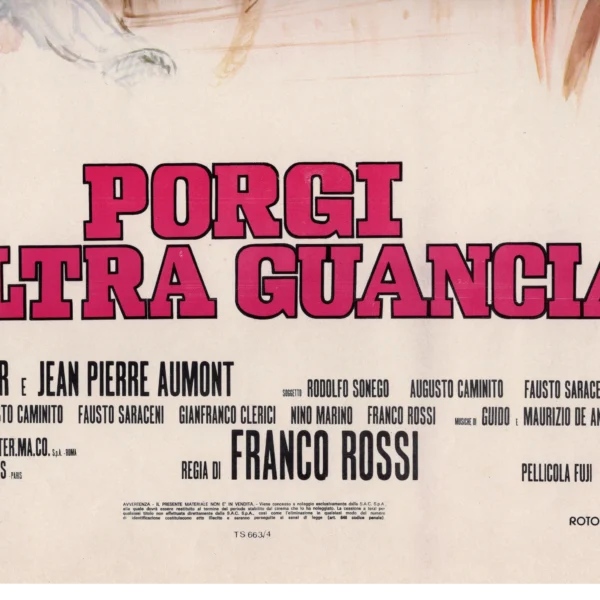 Renato Casaro - Signed Poster - Porgi l'altra guancia (1974) - Image 4