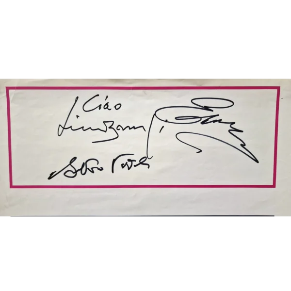 Lino Banfi, Alvaro Vitali and Edwige Fenech - Signed Poster - La poliziotta della squadra del buon costume (1979) - Image 5