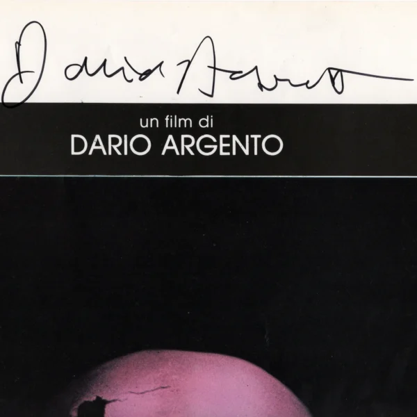 Dario Argento and Gabriele Lavia - Signed Poster - Inferno (1980) - Image 4