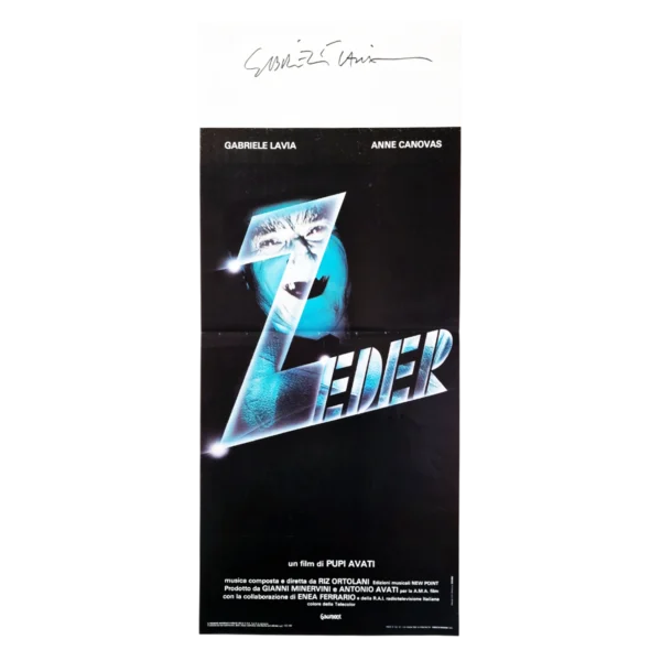 Gabriele Lavia - Signed Poster - Zeder (1983)