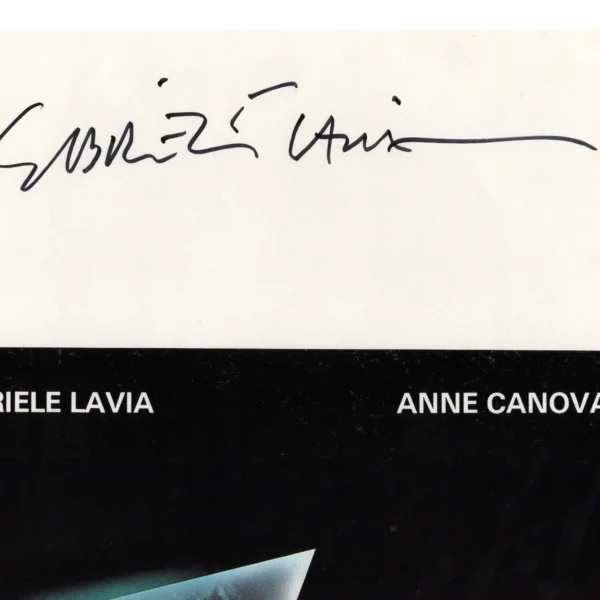 Gabriele Lavia - Signed Poster - Zeder (1983) - Image 3