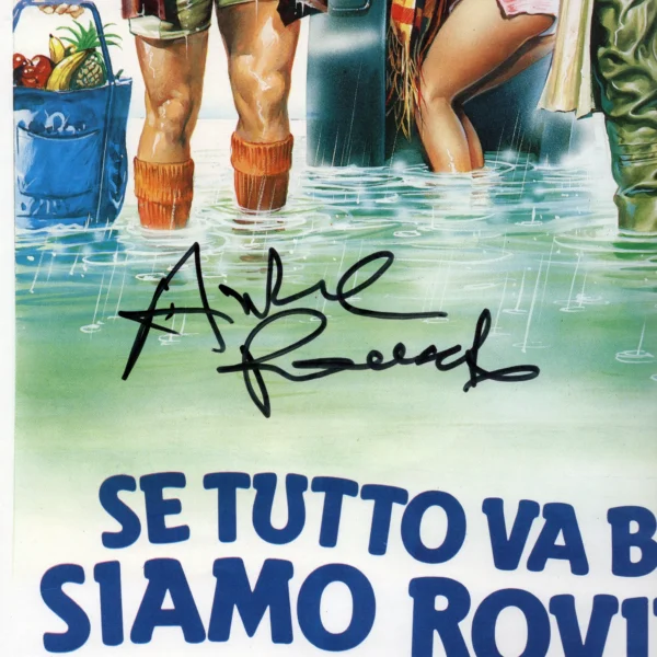 Andrea Roncato - Signed Poster - Se tutto va bene siamo rovinati (1984) - Image 2