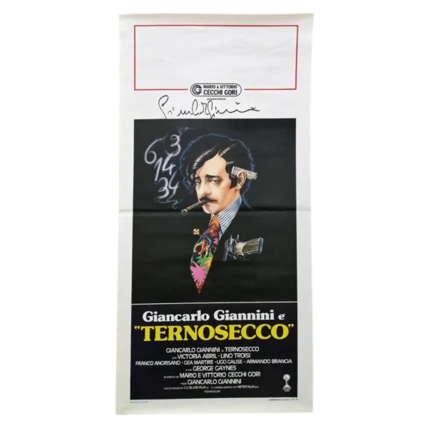 Giancarlo Giannini - Signed Poster - Ternosecco (1986)