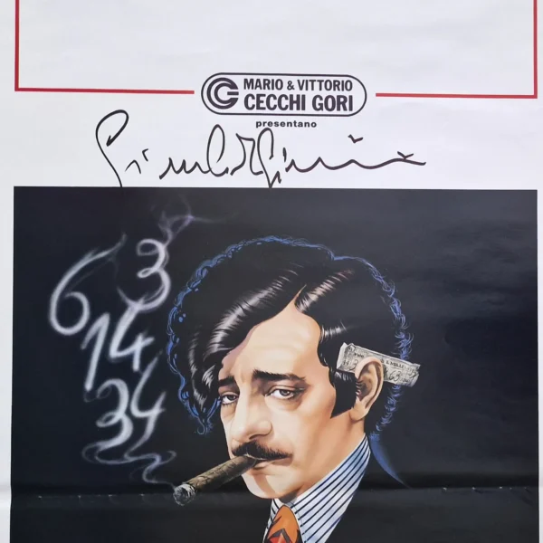 Giancarlo Giannini - Signed Poster - Ternosecco (1986) - Image 3