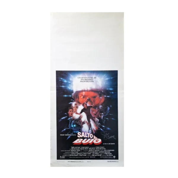 Joe Dante - Signed Poster - Salto nel buio (1987)