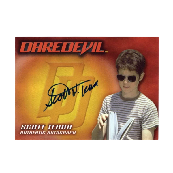 Scott Terra - Signed Card - Daredevil (2002)