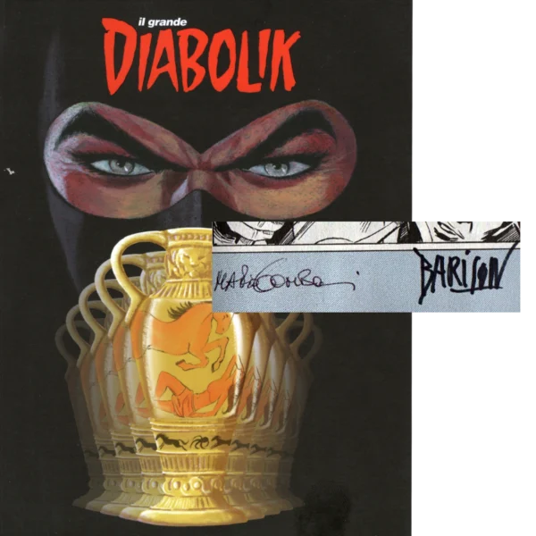 Diabolik - Effetti Speciali (Variant Cover) - Signed by Mario Gomboli and Emanuele Barison