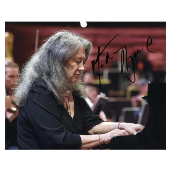 Martha Argerich - Signed Photo - Argentine Pianist - Image 2