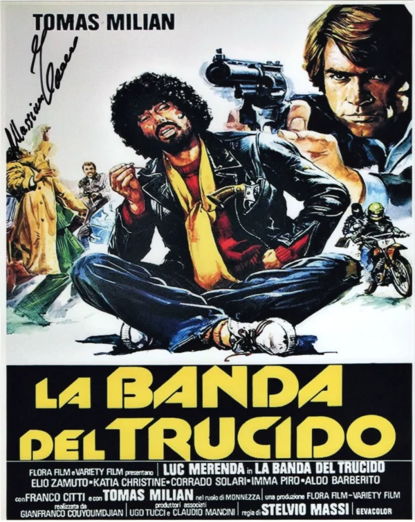 Massimo Vanni - Signed Photo - La banda del trucido