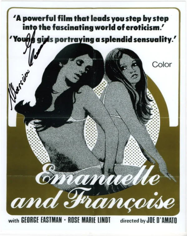 Massimo Vanni - Signed Photo - Emanuelle e Françoise (Le sorelline)