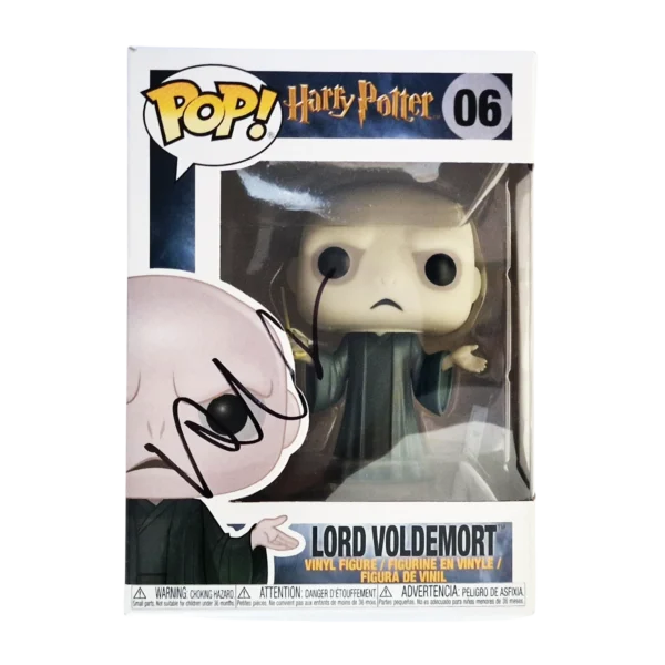 Ralph Fiennes - Signed Funko POP! 06 (Lord Voldemort) Harry Potter