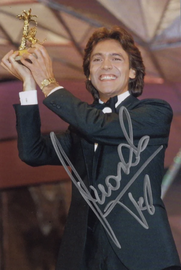 Riccardo Fogli - Signed Photo - Italian Singer