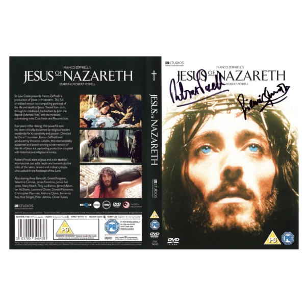 Robert Powell and Gianni Quaranta - Signed Double Dvd - Jesus of Nazareth - Image 3