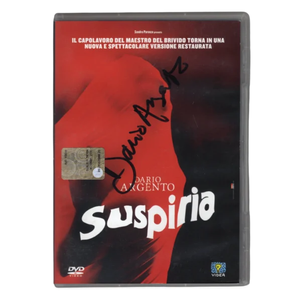 Dario Argento - Signed Dvd Cover - Suspiria