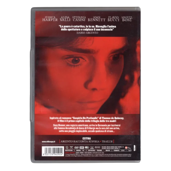 Dario Argento - Signed Dvd Cover - Suspiria - Image 3