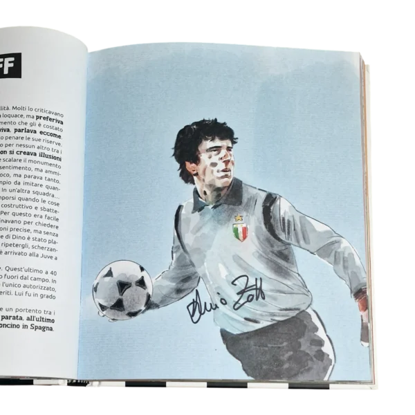 Dino Zoff, Antonio Cabrini and Roberto Baggio - Signed Book - Ti racconto i campioni della Juventus - Image 5