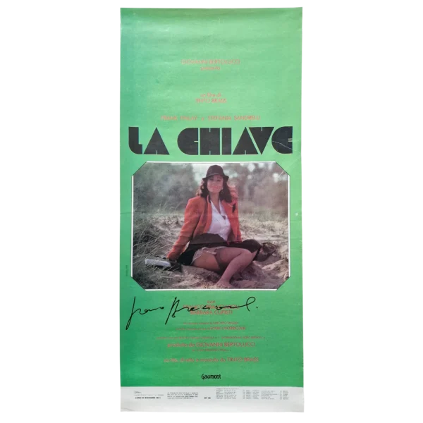 Franco Branciaroli - Signed Poster - La Chiave (1983)