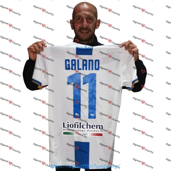 Cristian Galano - Issued and Signed Shirt - Delfino Pescara