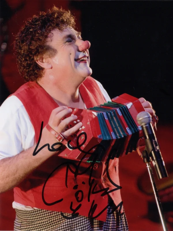 David Larible - Signed Photo - Italian Clown