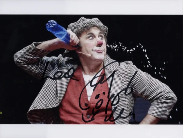 David Larible - Signed Photo - Italian Clown