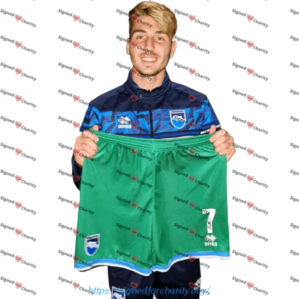 Miloš Bočić - Issued and Signed Shorts and Shirt - Delfino Pescara - Image 9