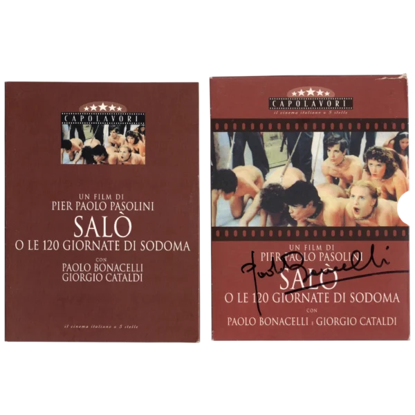 Paolo Bonacelli - Signed Dvd Cover - Salò o le 120 giornate di Sodoma