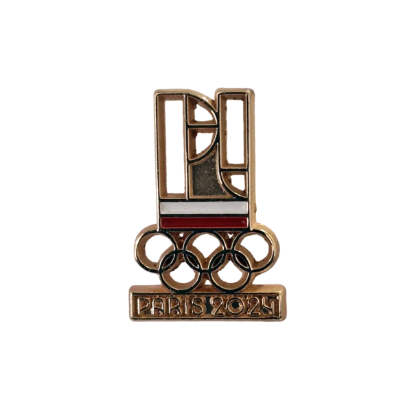 Paris 2024 Olympic Games Pin NOC Olympic Committee Team Poland