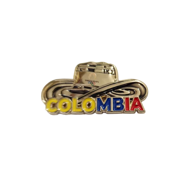 Paris 2024 Olympic Games Pin NOC Olympic Committee Team Colombia