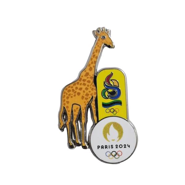 Paris 2024 Olympic Games Pin NOC Olympic Committee Team Tanzania