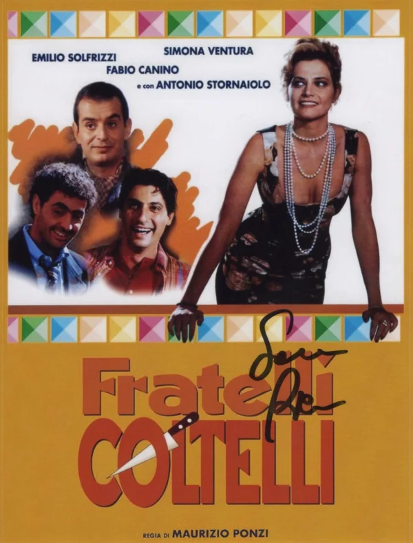 Sara Ricci - Signed Photo - Fratelli coltelli