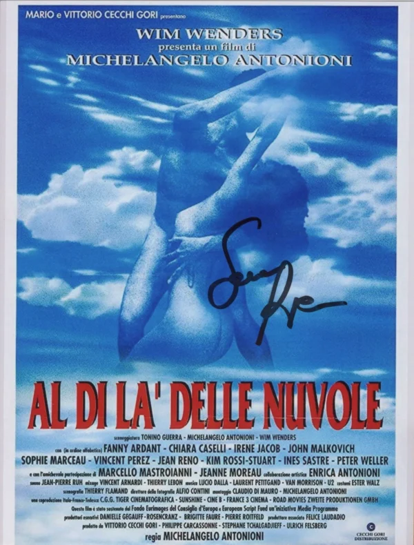 Sara Ricci - Signed Photo - Al di là delle nuvole