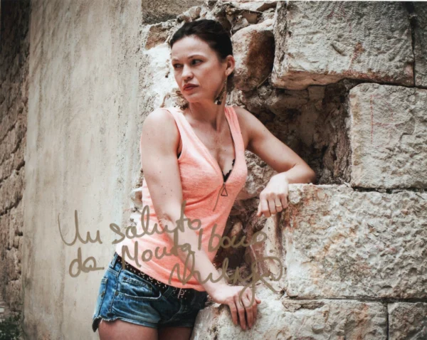 Yuliya Mayarchuk - Signed Photo - Il Commissario Montalbano: La piramide di fango