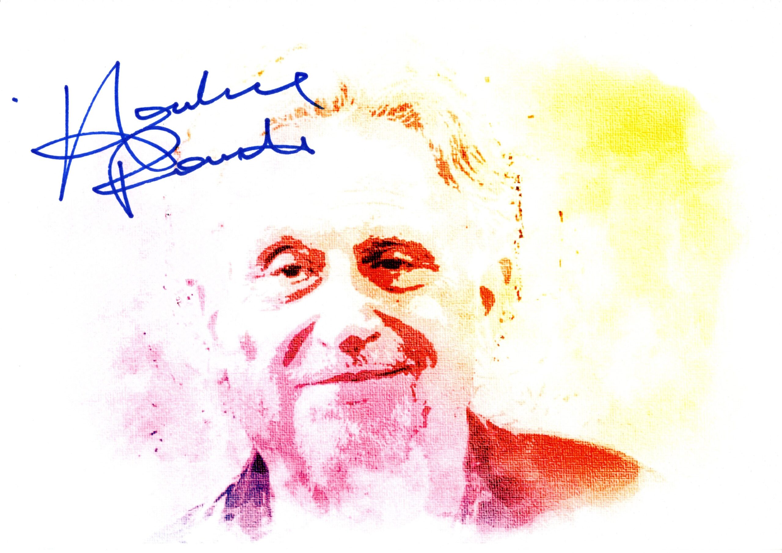 Andrea Roncato - Signed Artwork - Italian Actor