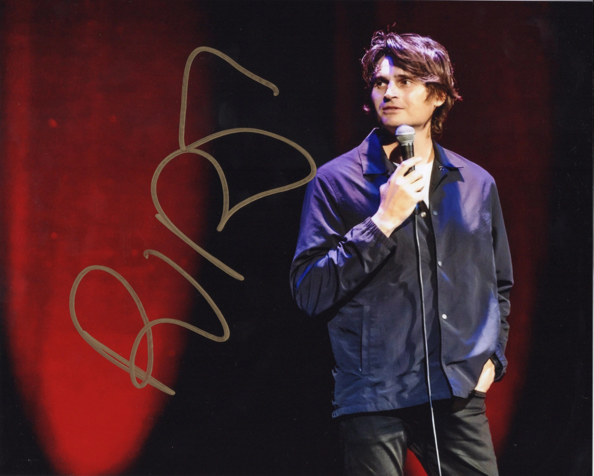 Angelo Duro - Signed Photo - Italian Actor