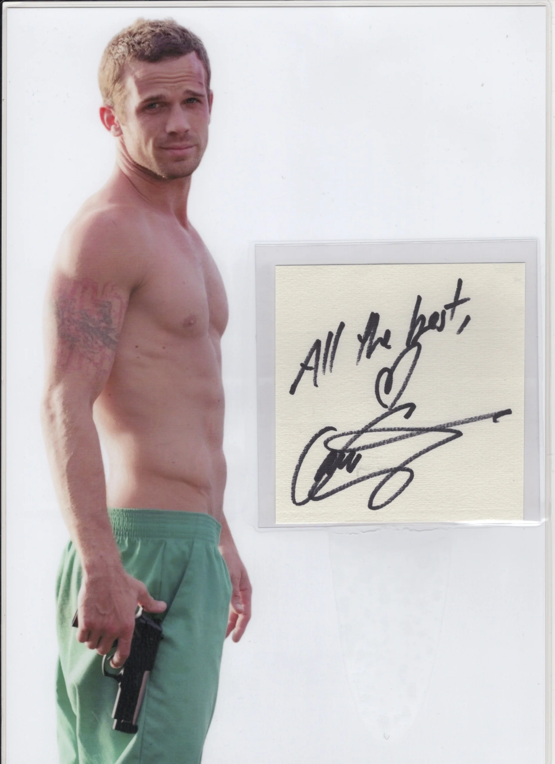 Cam Gigandet - Signed Display - In the Blood