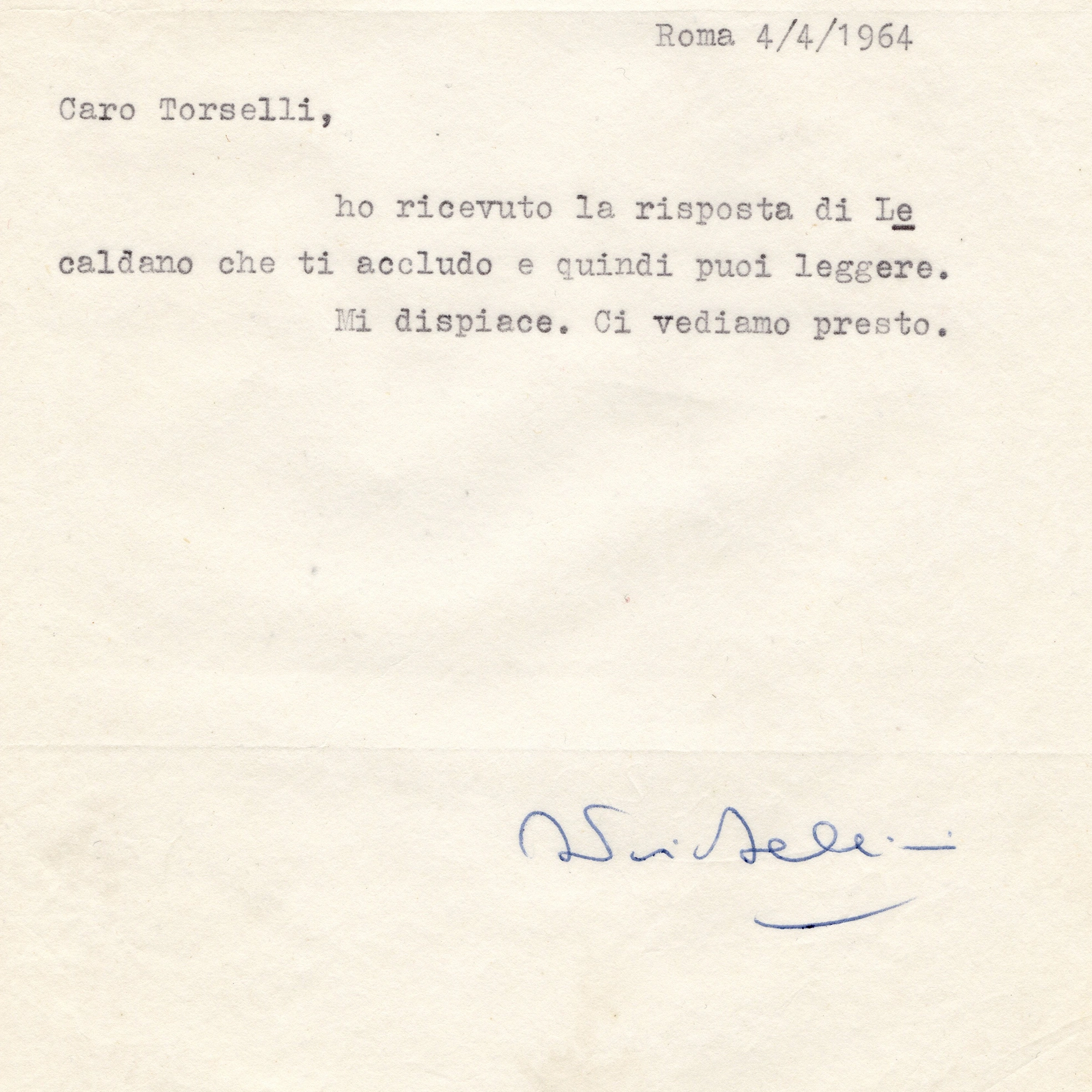 Federico Fellini - Original Signed Letter - Image 3