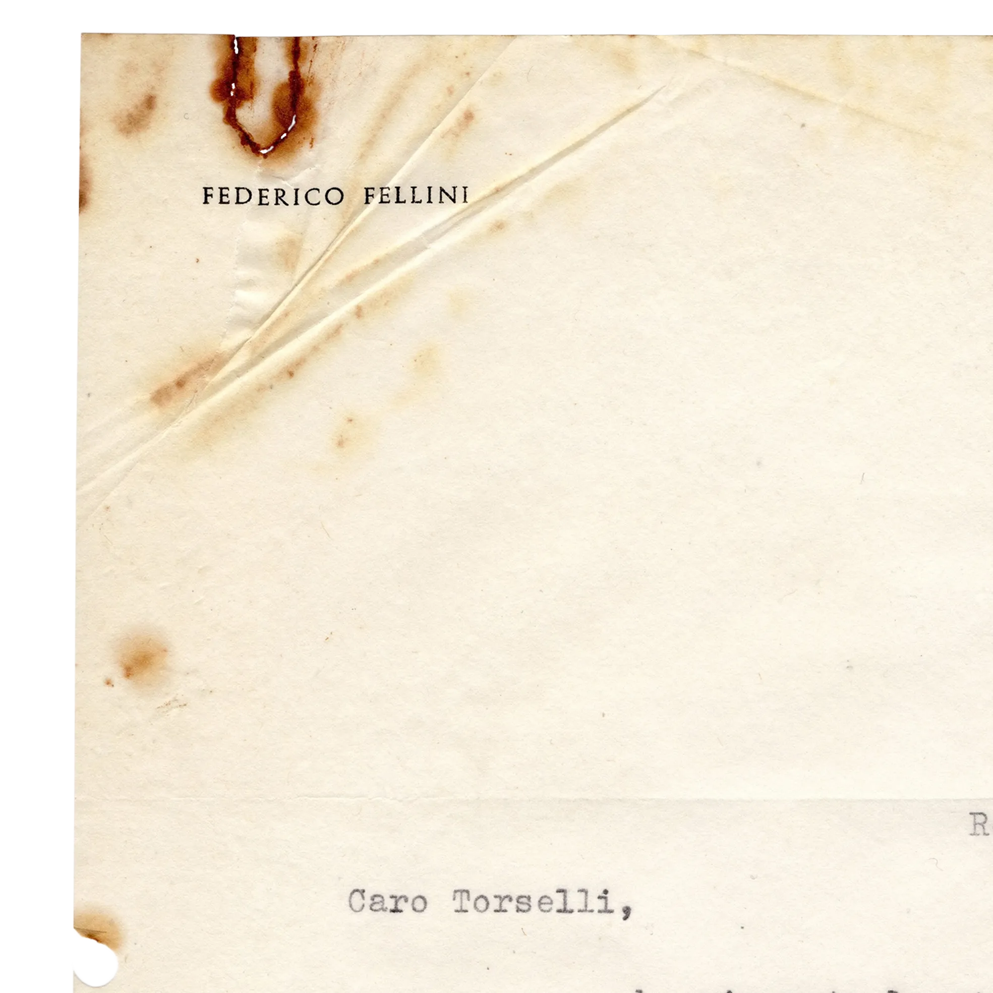 Federico Fellini - Original Signed Letter - Image 5