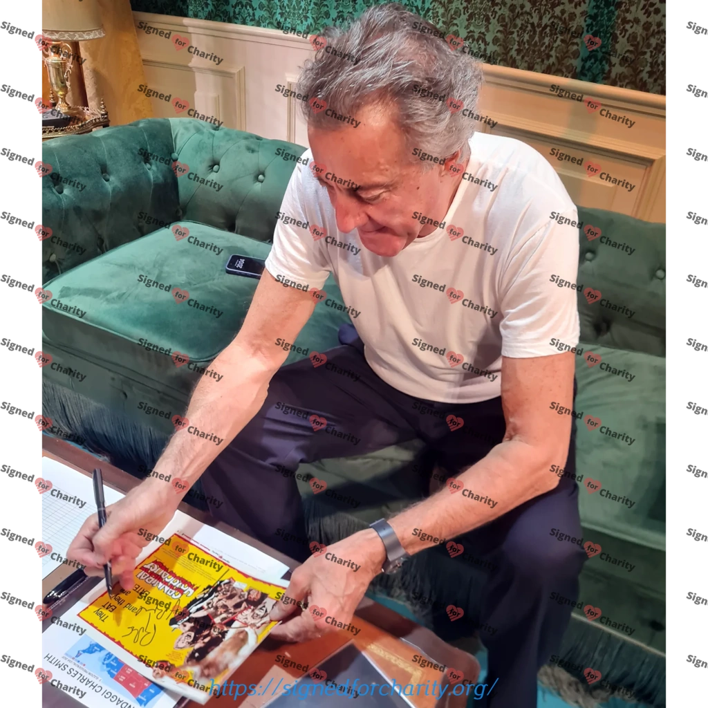 Luca Barbareschi and Ruggero Deodato - Signed Photo - Cannibal Holocaust (Signed for Charity Numbered Limited Edition) - Image 2