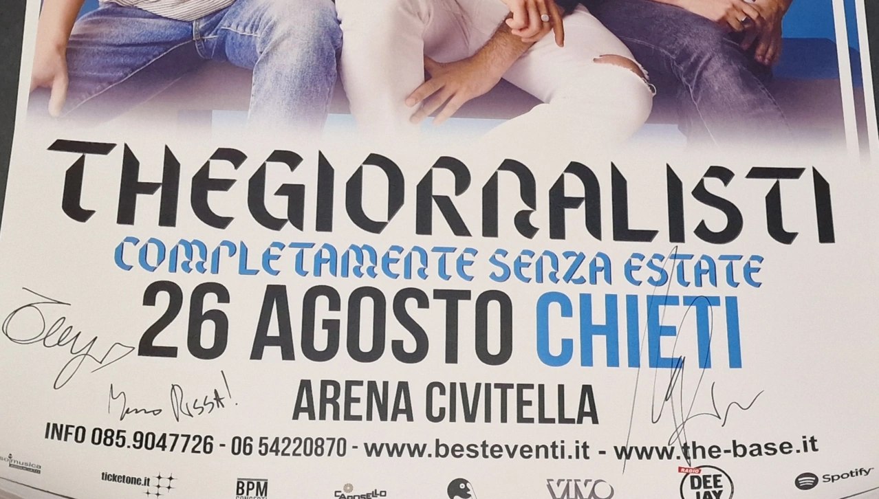 Thegiornalisti Tommaso Paradiso - Signed Poster - Musical Group - Image 9