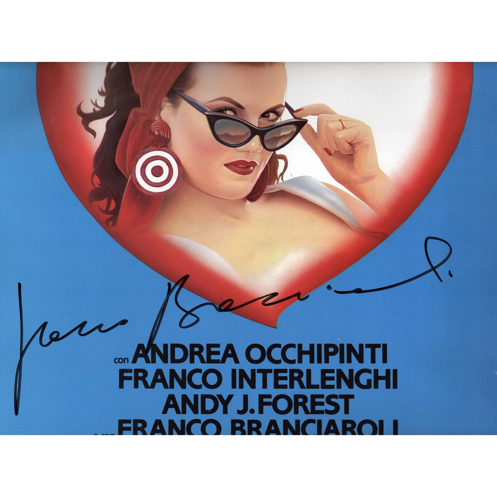 Franco Branciaroli, Serena Grandi and Malisa Longo - Signed Poster - Miranda (1985) - Image 7